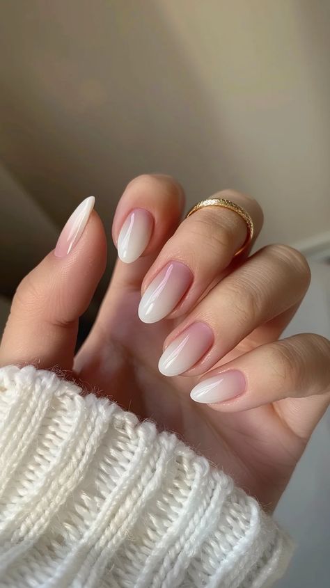 Top 40 Frombre French Manicure Ombre Nail Designs Trending Right Now Gradient Nails Neutral, Ombré French Nails, Ombre French Manicure, French Manicure Ombre, French Fade Nails, Ombre French Nails, Ombre Gel Nails, Dip Manicure, Ombre Manicure