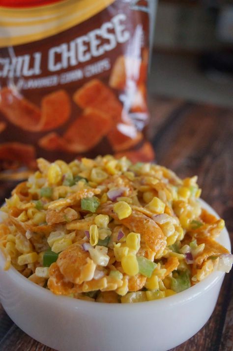 Frito Corn Salad, Salad Kale, Corn Salad Recipes, Dips Appetizers, Chili Cheese, Corn Recipes, Potluck Recipes, Corn Salad, Snacks Für Party