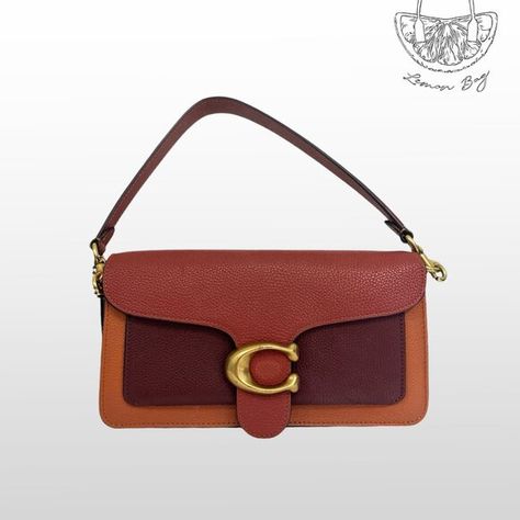 Coach / Tabby 26 / Brown Color Block / Shoulder Crossbody Bag Coach Tabby 26, The Letter C, Coach Tabby, Letter C, Bag Brand, Coach Handbags, Color Light, Brown Color, Color Block