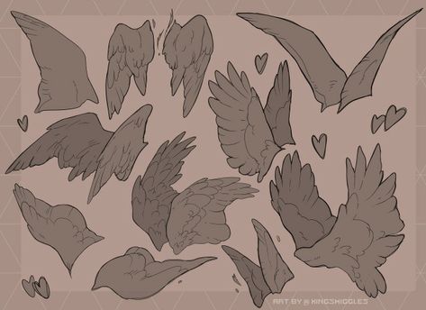 Wing Tutorial, Wings Sketch, Wings Drawing, Wings Art, Poses References, Concept Art Drawing, Figure Drawing Reference, Anatomy Art, Art Poses