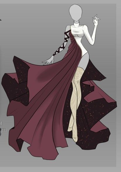 closed adoptable outfit auction 13 by risoluce- Fashion Dresses Drawing, Dresses Drawing, Gaun Abad Pertengahan, Dress Drawing, Anime Dress, Fashion Design Drawings, Drawing Clothes, Fantasy Clothing, Fantasy Fashion