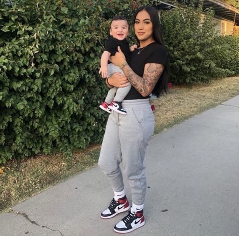 Baddie Mom And Son, Mama And Son Matching Outfits, Mommy And Me Outfits Boy, Mommy And Son Outfits, Baby Jordan Outfits, Mom And Son Matching, Mommy Son Outfits, Mom And Son Outfits, Son Outfits