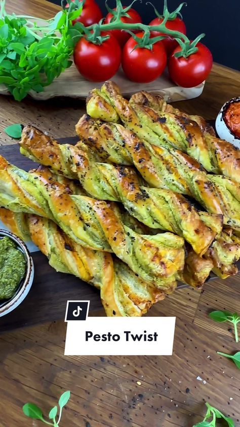 Pesto Pastry, Frozen Cauliflower Recipes, Puff Pastry Ideas, Costco Chicken Bake, Pastry Twists, High Protein Yogurt, Snack Mixes, Artisan Bread Recipes, Happy Cooking