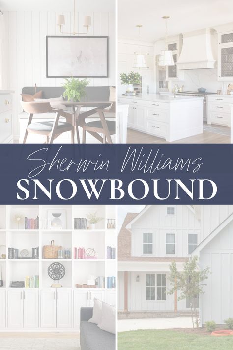 Snow Bound Sherwin Williams, Warm Interior Paint Colors, Behr Blue Paint Colors, Pure White Sherwin Williams, Sherwin Williams Snowbound, Sherwin Williams Extra White, Painting Trim White, Blue Gray Paint Colors, Blue Painted Walls