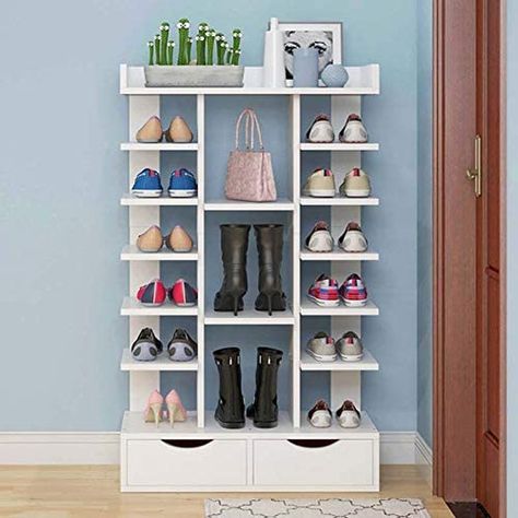 Wooden Shoe Rack Designs, White Shoe Rack, Shoe Rack For Home, Shoe Rack Ideas, Shoe Rack For Small Spaces, Best Shoe Rack, Black Shoe Rack, Luminaria Diy, Small Shoe Rack