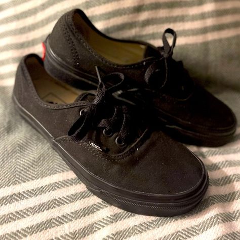 Vans Black Low Tops. Mens 5 / Womens 6.5. Brand new. Vans Authentic Black, Vans Black, Vans Authentic, Womens Oxfords, Vans Shoes, Low Top, Dress Shoes Men, Oxford Shoes, Dress Shoes