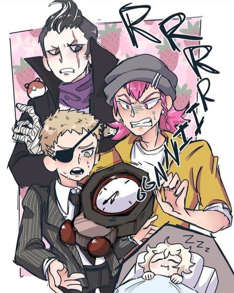 Fuyuhiko And Kazuichi, Kazuichi Soda, Kazuichi Souda, Danganronpa V2, Old Grandpa, Gundham Tanaka, Danganronpa Fanart, Danganronpa 1, Super Danganronpa