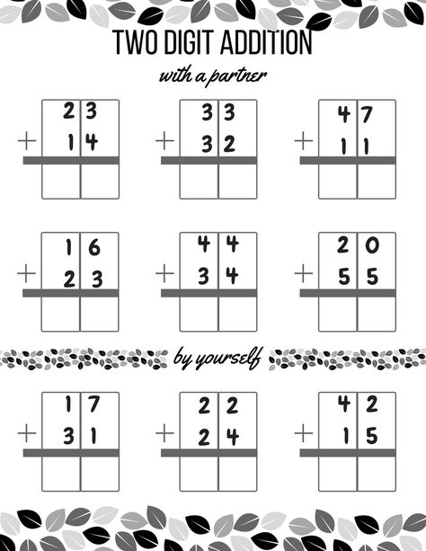 Teaching second graders how to do double digit addition without regrouping! (made with canva) #education #teaching #addition #doubledigitaddition #secondgrade #2ndgrade How To Teach Double Digit Addition, Double Digit Addition Worksheets, Double Digit Addition Without Regrouping, 2 Digit Addition Without Regrouping, Canva Education, Addition Without Regrouping, Double Digit Addition, Teaching Addition, Math Coloring Worksheets