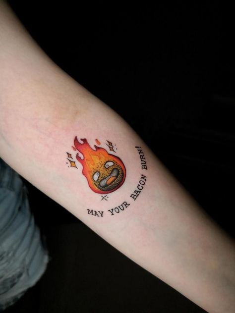 Howl's moving castle
Calcifer tattoo Howls Moving Castle Tattoo Calcifer, Moss Tattoo, Calcifer Tattoo, Howls Moving Castle Tattoo, Burn Tattoo, Howl's Moving Castle Tattoo, Howl's Moving Castle Calcifer, Castle Tattoo, 3 Tattoo