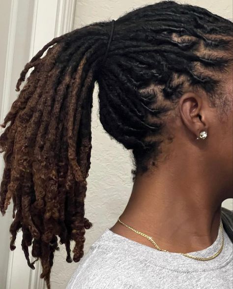 Chocolate Brown Locs, Dark Brown Locs, Brown Locs, Dyed Locs, Brown Dreadlocks, Loc Appreciation, Pretty Locs, Short Hair Twist Styles, Loc Inspiration