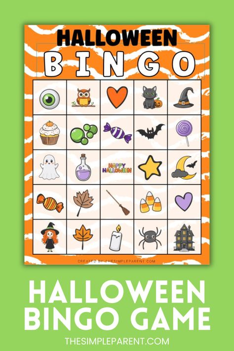 This printable Halloween Bingo game pack comes with 30 different cards and calling cards, ready to entertain groups big or small. Perfect for class parties or family game night. Easy setup means more time for fun! Print your cards, gather your group, and let the games begin. Great for all ages, this Bingo set brings everyone together for some spooky cheer. Free download. Halloween Bingo Free, Bingo Printable Free, Halloween Bingo Printable, Easy Halloween Games, Halloween Bingo Game, Halloween Bingo Cards, Halloween Craft Activities, Free Printable Bingo Cards, Halloween Party Activities