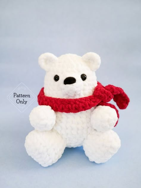 PATTERN/INSTRUCTIONS Polar Bear, Amigurumi Pattern, Bear Pattern, Crochet Bear Pattern, Animal pattern, Amigurumi, PDF Crochet Pattern Crochet toys patterns free amigurumi #crochettoyspatternsfreeamigurumi #crochet #crochettoy #crochetpattern #crochetpatterns 1.445 Polar Bear Amigurumi, Toys Quotes, Bear Pattern Crochet, Bear Amigurumi Pattern, Crochet Bear Pattern, Lion Crochet, Giraffe Toy, Bear Amigurumi, Crochet Bear Patterns