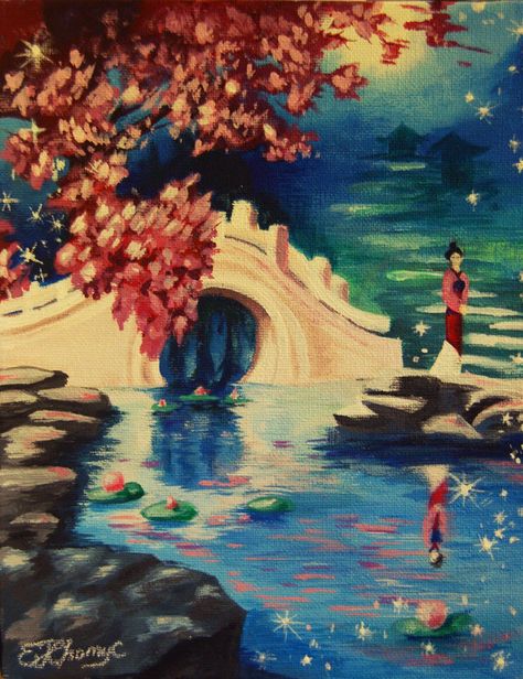 Mulan Mulan Fanart, Disney Paintings, Disney Mulan, Mulan Disney, Images Disney, Disney Concept Art, Disney Artwork, Pinturas Disney, Wish Upon A Star