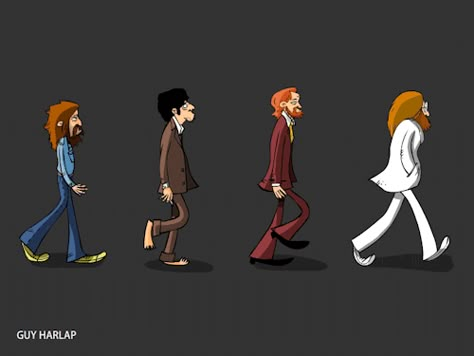 tumblr_oc10h6gJtu1u3bn17o1_500.gif (500×375) Abbey Road Crossing, Road Crossing, Beatles Pictures, Beatles Art, Beatles Abbey Road, Motion Graphics Inspiration, Rock N Roll Music, The Fab Four, Animated Love Images