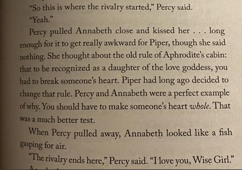 percy jackson annabeth chase percabeth quotes Percabeth Quotes, Kiss Quote, Chasing Quotes, Percy Jackson Annabeth, Percy Jackson Annabeth Chase, Percy Jackson Ships, Percy And Annabeth, Wise Girl, Percy Jackson Quotes