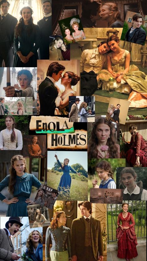 Holmes Movie, Movie Collage, Movies To Watch Teenagers, Detective Fiction, Enola Holmes, Pinturas Disney, Fictional World, Movie Buff, Movie Wallpapers