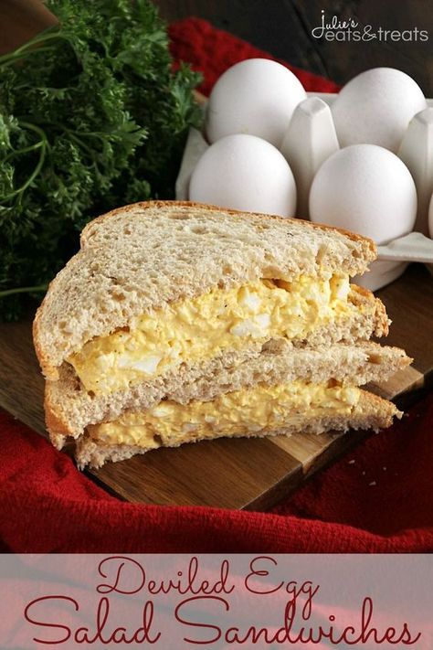 Classic Egg Salad Sandwich, Deviled Egg Salad, Egg Salad Sandwich Recipe, Egg Salad Sandwich, Fluffy Bread, Egg Sandwich, Egg Salad Sandwiches, Deviled Egg, Salad Sandwich