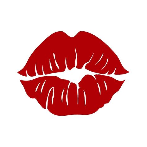 Vector print of red lips valentine's day... | Premium Vector #Freepik #vector #sexy-lips #red-lips #kiss-lips #sexy-background Lip Kisses Boyfriend Romantic, Print Drawing Ideas, Lip Kisses Boyfriend, Kisses Boyfriend, Lip Kisses, Kiss Illustration, Lips Illustration, Valentine Day Kiss, Kiss Logo