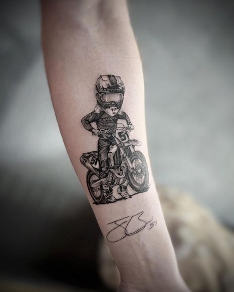 Tattoo Barcia Motocross Tattoo Motocross, Justin Barcia, Motocross Tattoo, Tattoo Placement, Inspirational Tattoos, Color Tattoo, Motocross, Skull Tattoo, Cute Love