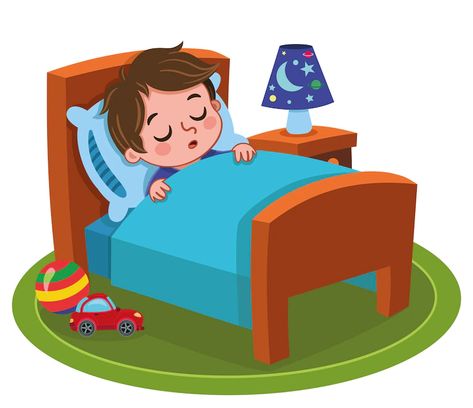 Premium Vector | Vector illustration of a sleeping boy Kid Sleeping, Sleep Cartoon, Time Clipart, Bed Vector, Sleeping Drawing, Sleeping Boy, Sleep Early, Boy Illustration, Baby Cartoon