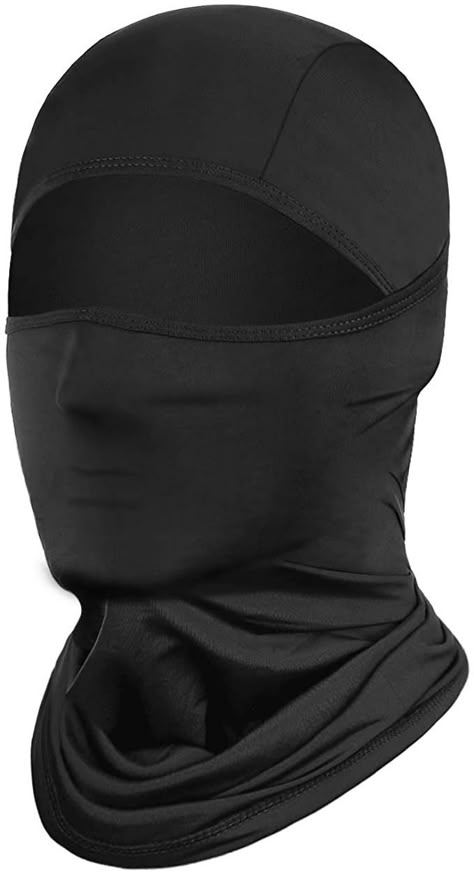 85% Nylon, 15% Spandex Imported Pull On closure Hand wash or machine wash Ultimate Protection for Your Face and Your Body – Achiou balaclava face mask is made from high-quality fabric, comfortable and lightweight. Very effective for providing face protection, primarily against the wind, dust, UV while motorcycling or other sports Ninja Hoodie, Women Football, Mask For Men, Silk Face Mask, Helmet Liner, Full Face Mask, Face Protection, Mens Fashion Classy, Ski Mask