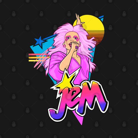 Jem Cartoon, Jem And The Holograms, 80s Cartoon, 80s Cartoons, 80s Style, Outdoor Halloween, 80s Fashion, Style Art, Garden Flags