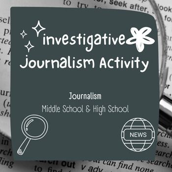 Are you looking to show your students how investigative journalism works? Then you've come to the right place! This is an activity requiring a little prep work for the teacher, but fun for the students. Students will be provided a unique lead for a newspaper story. Once they compile enough leads, they will then try to write the opening of their news article!Leads can be changed, and so can the stories! Let your students have fun with their classmates and understand what investigative journalism Podcast Ideas, Journalism School, Teacher Toolbox, Investigative Journalism, News Article, Fact Checking, Junior High, The Teacher, Video Editing