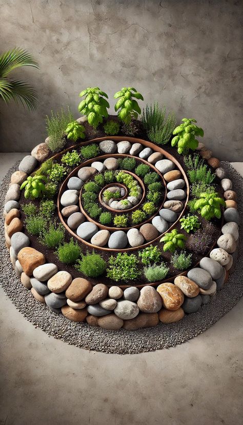 15+ Mystical Witchy Garden Ideas for a Magical Retreat 44 Camping Garden Ideas, Diy Rock Garden Ideas Landscaping, Yard Stone Ideas, Witchy Yard Ideas, Decorating With Stones, Garden Arches Ideas Backyards, Garden With Stones, Magical Garden Ideas, Mini Garden Ideas