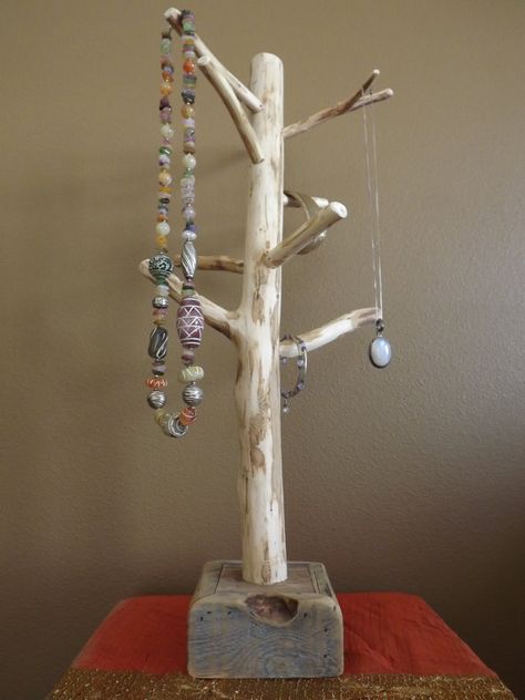 Driftwood Necklace Display, Rustic Necklace Display, Rosary Display, Cedar Jewelry, Diy Jewelry Hanger, Jewelry Tree Display, Wine Cork Jewelry, Display Tree, Rustic Jewelry Display