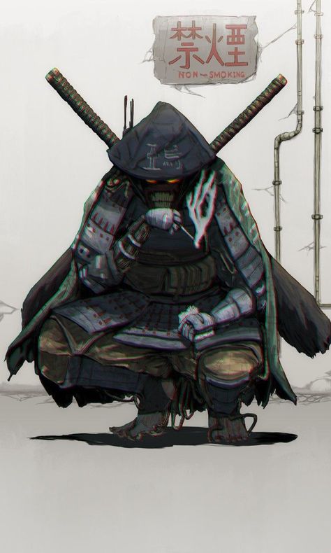 Ronin Samurai, Arte Ninja, Samurai Wallpaper, Samurai Artwork, Ninja Art, Arte Cyberpunk, Japon Illustration, 다크 판타지, Samurai Art