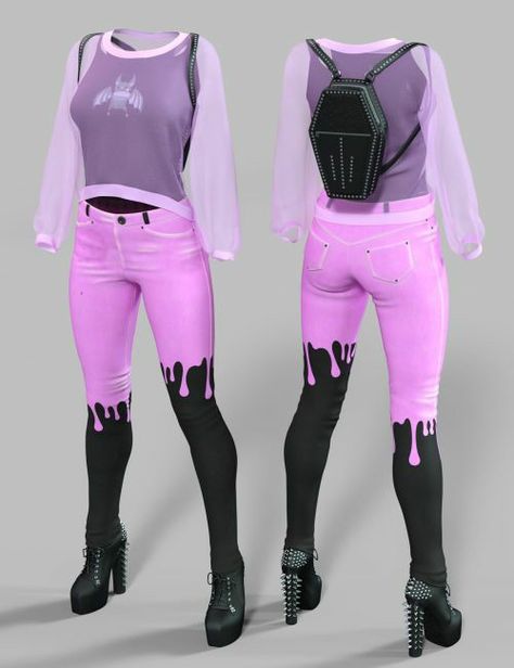 Pastel Goth Pants, Emo Outfits For Girls, Pastel Goth Dress, Goth Pants, Outfits 2014, Goth Outfit Ideas, Pastel Goth Outfits, Goth Outfit, Pastel Goth Fashion