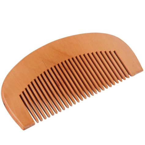 Natural Wide Tooth Wood Comb Peach Wood Beard Mustache no-static Massage Hair Health Comb Hair Styling Tools by NatureMadeSoapCo on Etsy Beard Wax, Massage Hair, Wood Comb, Beard Comb, Detangling Hair Brush, Pear Wood, Eyebrow Trimmer, Wooden Comb, Hair Styling Tools