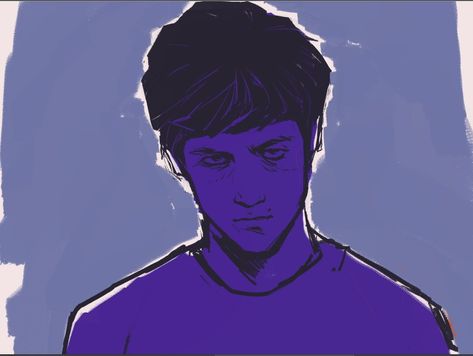 Donnie Darko, A Drawing, Wake Up, Bed, Purple, Art