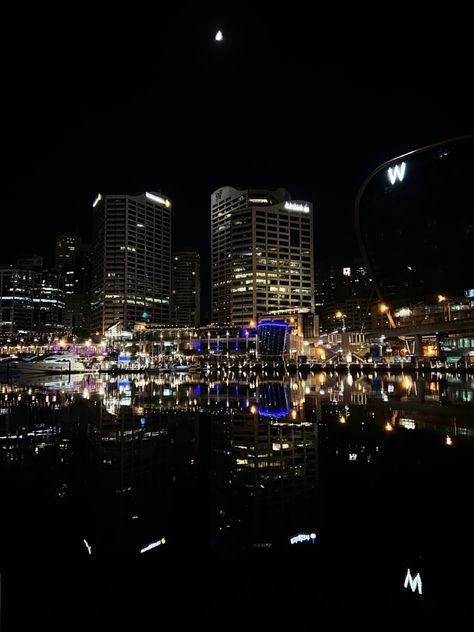 #sydney #nightlife Usyd Sydney, Sydney Nightlife, Darling Harbour, Night Life, Times Square, Sydney, Travel, Quick Saves