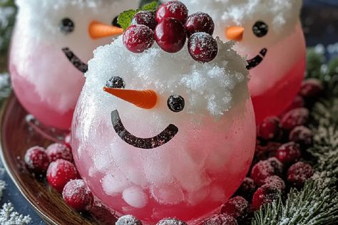 Frosty the Snowman Punch Orange Pineapple Cake Recipe, Glazed Doughnuts Recipe, Snowman Punch, Caramel Apple Cider Recipe, Orange Pineapple Cake, Festive Punch, Garlic Butter Lobster, Butter Lobster, Hot Chocolate Cocktail