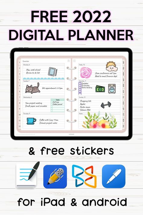 Daily Planner App, Goodnotes Android, Zoom Conference Call, Blog Planner Printable, Digital Planner For Ipad, Planner For Ipad, Template Notion, Planner Apps, Planner Writing