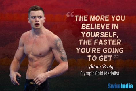 Adam Peaty Wallpaper, Swim Funny, Michael Phelps Swimming, Adam Peaty, Swimming Funny, Swimming Posters, Swimming Motivation, Print Quotes, Swimming Quotes