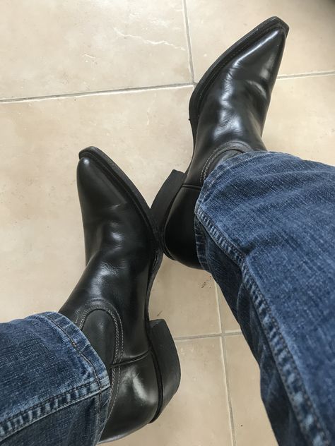 Mens Black Cowboy Boots, Cowboy Boots Men Outfit, Cowboy Boots Outfit Mens, Black Cowboy Boots Outfit, Cowboy Boots Men, Boots Men Outfit, Boots Outfit Men, Black Boots Men, Black Cowboy Boots