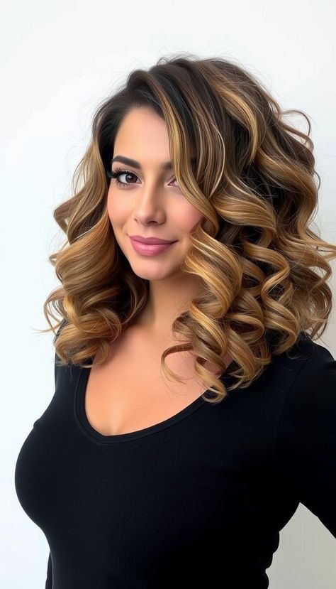 Natural curls combined with volumized layers create a gorgeous, bouncy look. The layers add body and movement, while the curls enhance texture. It’s ideal for a fun, vibrant style! 💫 #NaturalCurls #BouncyLayers Big Bouncy Curls, Vibrant Style, Natural Curls Hairstyles, Bouncy Curls, Natural Curls, Hair Cut, Curled Hairstyles, Hair Cuts, Texture