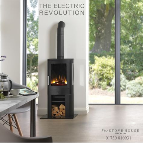 Electric stoves fires fireplaces and suites with realistic 3D flame technology, effects & programmable remote controls some with light & sound effects on display. Competitive prices & friendly service, call The Stove House in Midhurst West Sussex on 01730 810931 your local stove supplier / shop for Surrey Hampshire & Sussex Electric Stove Fireplace, Electric Log Burner, Electric Stove Fire, Electric Stoves, Wood Fuel, Electric Fires, Log Burner, Electric Stove, Stove Fireplace