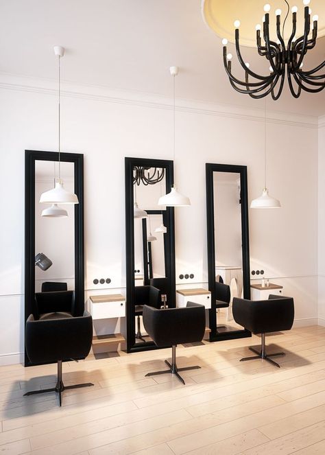 Small Salon Designs, Salon Interior Design Ideas, Hair Salon Interior Design, Small Salon, Salon Design Ideas, Nail Salon Interior Design, Beauty Salon Interior Design, Nail Salon Interior, Hair Salon Design