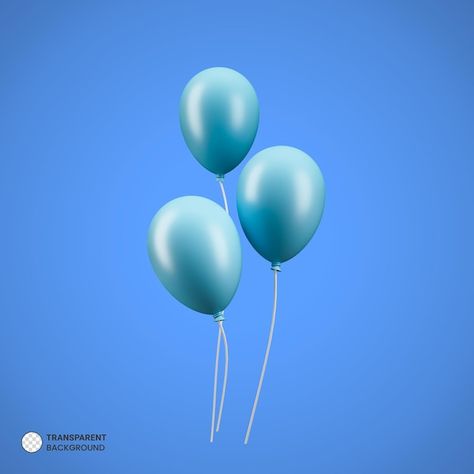 Decorative blue balloon icon isolated 3d... | Premium Psd #Freepik #psd #3d-balloon #party-3d #gift-3d #birthday-3d Light Blue Graphic Design, Blue Graphic Design, 3d Balloon, Balloon Designs, Blue Balloon, Balloon Party, Blue Balloons, 3d Render, Graphic Resources