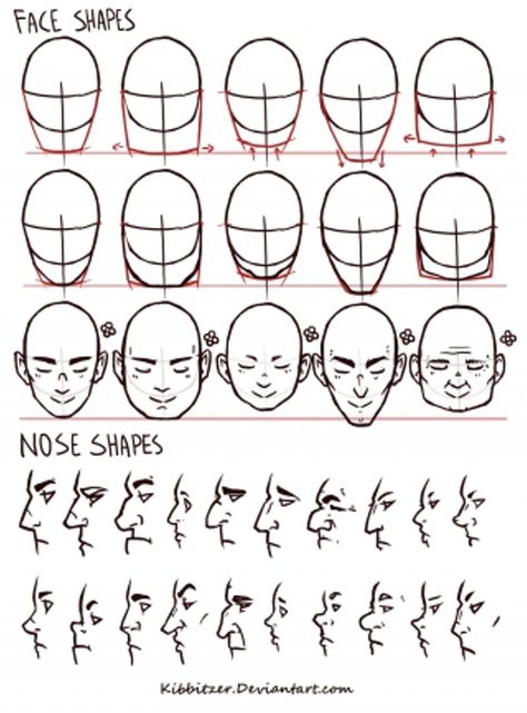 How To Draw Faces, Draw Faces, Nose Drawing, 얼굴 그리기, Tumblr Art, Nose Shapes, Drawing Heads, 강아지 그림, Different Angles