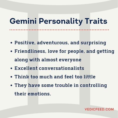 Gemini – Detailed Characteristics of Mithun Rashi  #gemini #personality #astrology #horoscope Characteristics Of A Gemini, Gemini Personality Traits, Cosmic Man, Personality List, Moon Sign Astrology, Gemini Characteristics, Gemini Personality, Family Togetherness, Gemini Traits