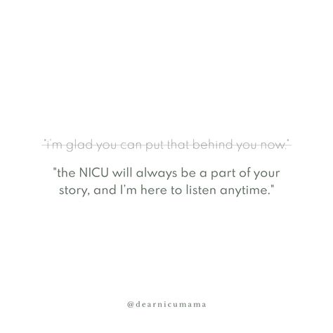 The hard part is over!” “Are you excited to move on now?” “It must be so nice to have this all behind you.” As always, these statements are said with a pure heart and pure intentions. Being in the NICU is hard and being discharged from the NICU should be celebrated! But it’s crucial to remember that while a NICU mama may be moving forward with their child’s NICU graduation, the journey of the NICU isn’t something that is simply left behind. 💕 On the outside looking in, it can seem like the N... Nicu Graduation, Pure Intentions, Pure Heart, Loving You, Hard Part, So Nice, Healing Process, Left Behind, Move On