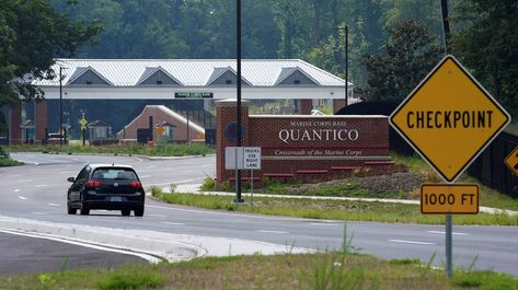 Quantico Virginia, Military Appreciation Month, Military Workout, Camp Pendleton, Military Honor, Box Truck, Joining The Military, Military News, Entrance Sign