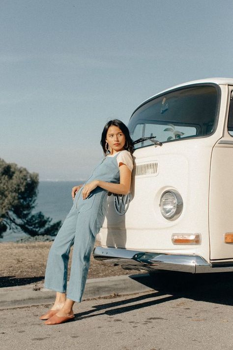 Vw Bus Photoshoot, Bus Photoshoot, Bus Photography, Vw Bus Photo, Vw Bus Interior, Bus Photo, Volkswagen Minibus, Retro Bus, Bus Girl