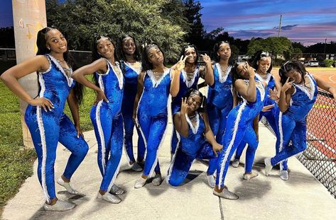 Blue Majorette Uniforms, Majorette Dance Uniforms, Majorette Dance, Majorette Outfits, Majorette Uniforms, Dance Uniforms, Blue Diamond, Blue And Silver, Flag