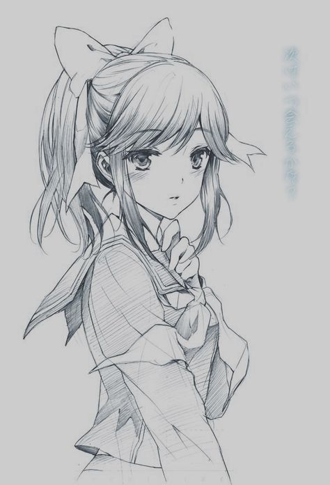 40 Amazing Anime Drawings And Manga Faces - Bored Art Photo Manga, Anime Body, Simple Anime, Cartoon Girl Drawing, Art Manga, Anime Drawing, A Pencil, Manga Characters, Drawing Tutorials