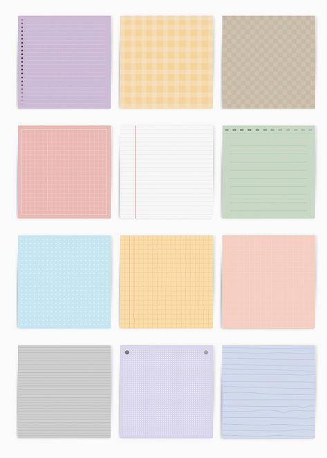 Digital Sticky Notes Free Goodnotes, Goodnote Paper, Goodnotes Notes Template, Templates Notes, Nurse Notebook, Good Notes Templates, Digital Sticky Notes, Ipad Things, Yellow Sticky Notes